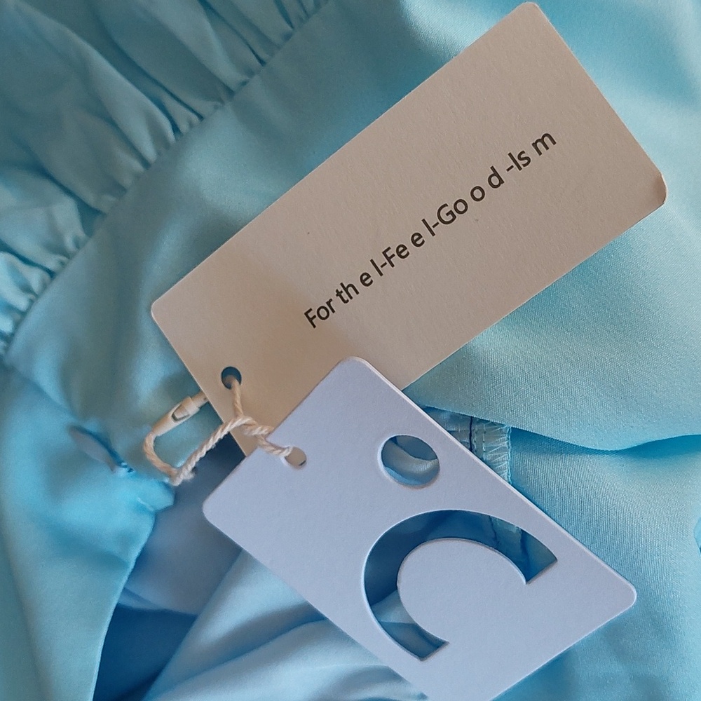 Commense Blue Ombre Backless Cutout Cami Maxi Dress with Tags Sz L - Picture 12 of 16